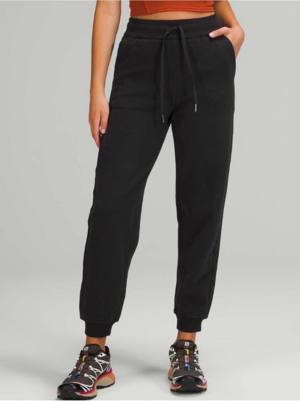 Lululemon Scuba Relaxed High-Rise Jogger Black Size 4 Full Length Reg. $118 NEW